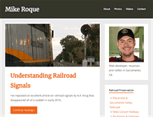 Tablet Screenshot of mikeroque.com